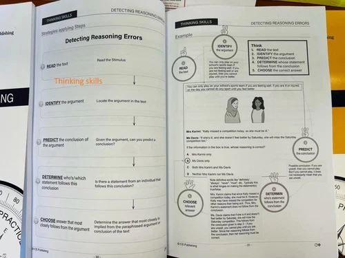 CS Education OC Placement Test Strategies by categories pk of 3 Thinking Skills - Picture 5 of 13