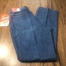 Vintage 1970s Wrangler Jeans Misses Full Fit 20 Average Denim USA 32x31.5 Faded