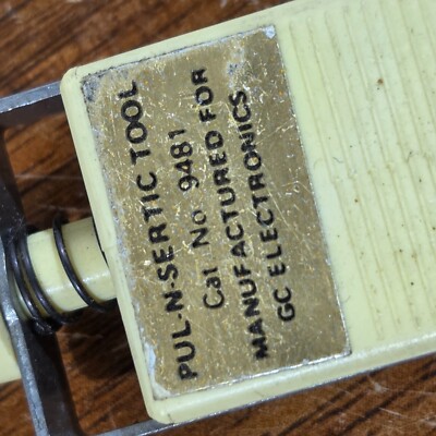 Vintage Pul N Sertic Tool GC Electronics 9481