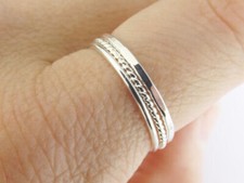 Solid 925 Sterling Silver Band Ring Statement Ring Handmade Ring All Size