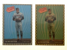 1993 NOLAN RYAN WHATABURGER REGULAR& CHAMPAGNE/GREEN TINT VARIANT! 1st No-Hitter