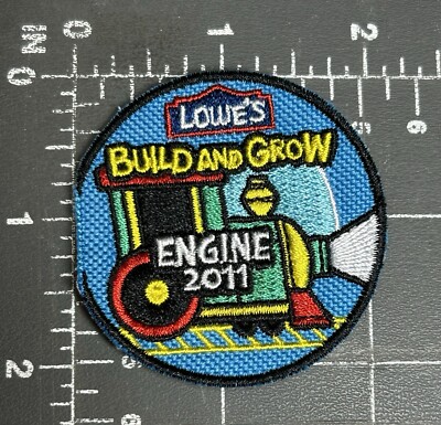 Lowe S Build Und Wachsen Zug Motor 2011 Lokomotive Abzeichen Patch