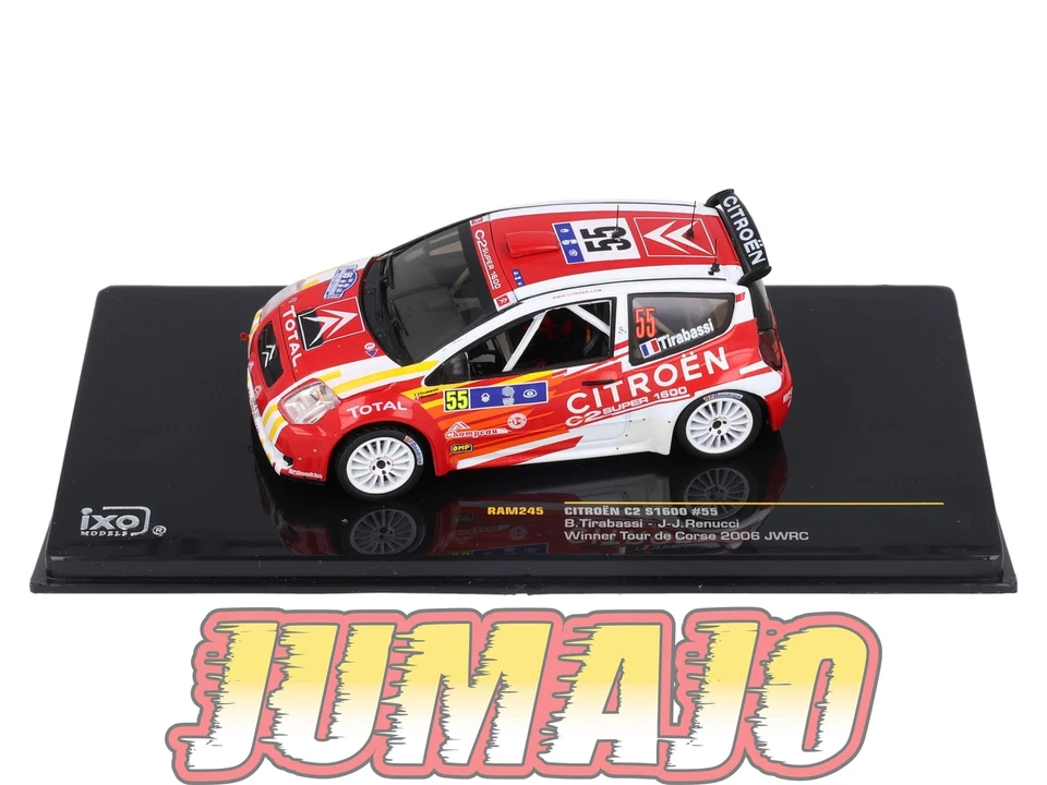 IXO245 Voiture 1/43 IXO Models Rallye : CITROEN C2 S1600 B.Tirabassi 2006 Corse - Photo 2/4