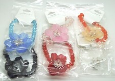 wholesale jewelry lot 6 pcs Flower Charm bead Handmade Stretch fashion Bracelets