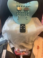 Remote Electric Neck Massager Rechargeable Hot Compress Massage Pillow EMS Pulse