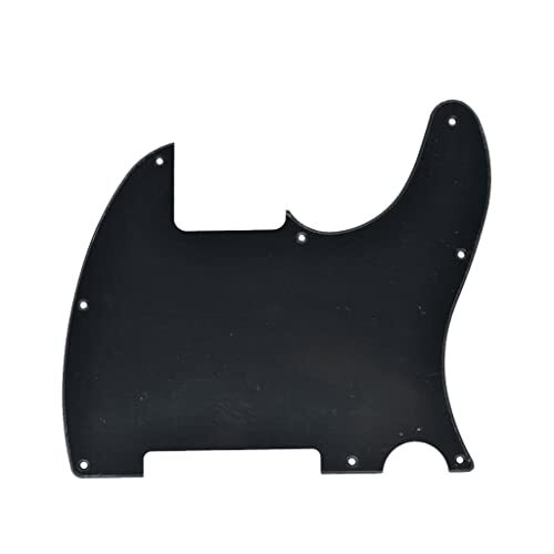 Telecaster 8 Hole Matte Black Guitar Pickguard Scratch Plate 1 Ply 