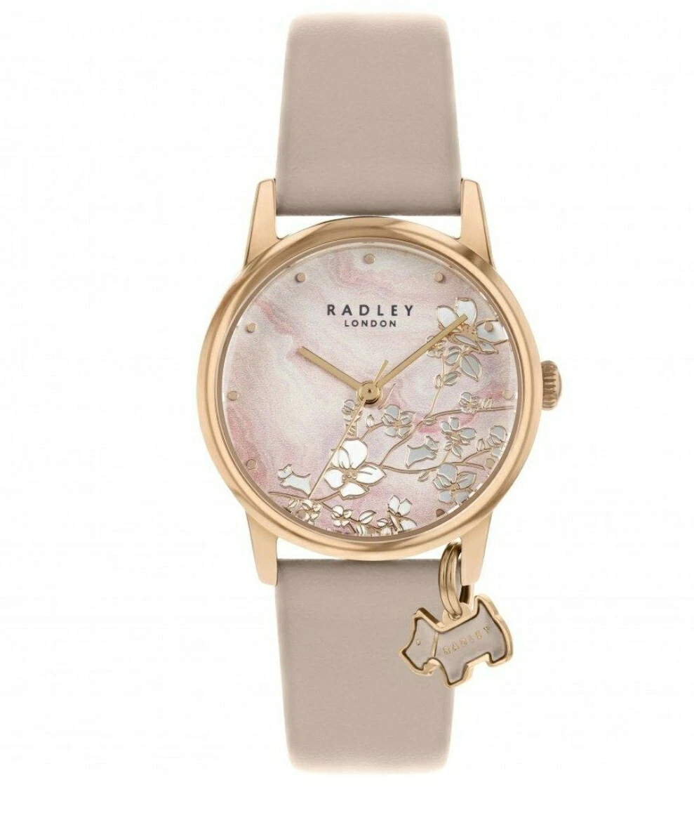 Botanical Rose Gold Radley London Floral plated stainless Steel