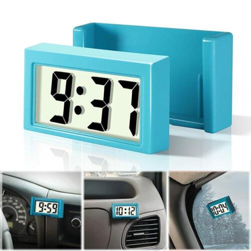 Mini Digital LCD Table Auto Car Dashboard Desk Date Small Clock Time T8W1 - Picture 4 of 16