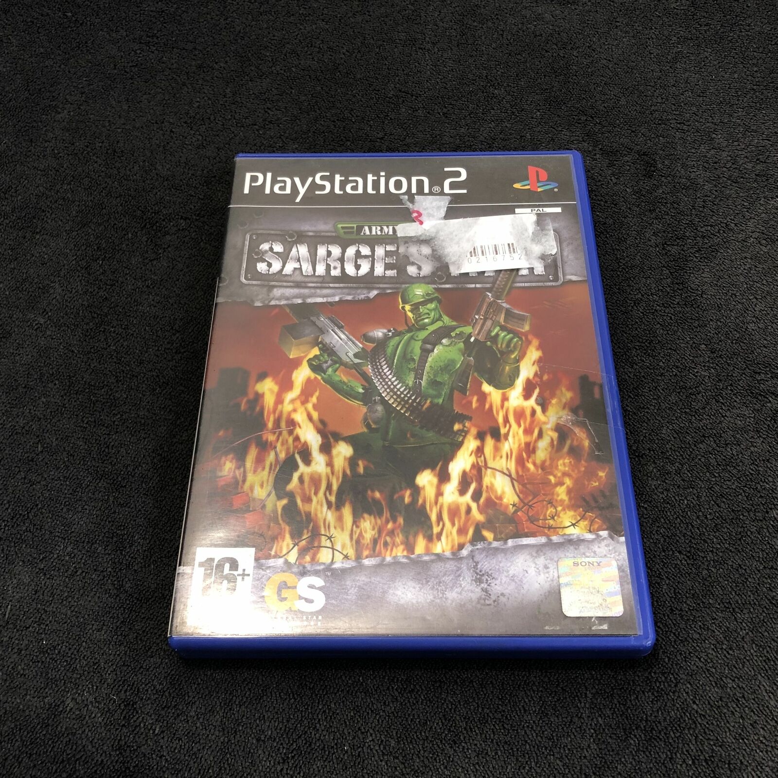 PS2 Army Men: Sarge's War FRA Bon état