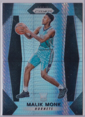Malik Monk 2017-18 Panini Prizm Hyper Parallel RC SSP #233 - CHA Hornets/UK