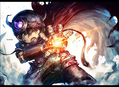 Anime Pixiv Made In Abyss Boys Looking At Viewer  Gaming Mat Desk 3423