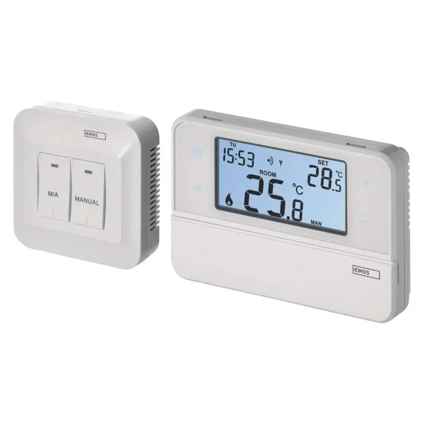 Emos Termostato de Ambiente Inalámbrico con Soporte OpenTherm, Programable
