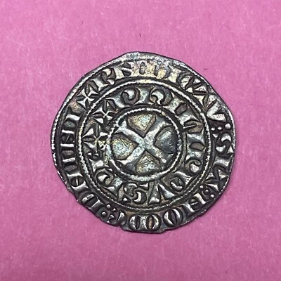 MONNAIE PHILIPPE IV LE BEL MAILLE TIERCE O ROND CIANI 210 # 1014 BIS - Photo 1/4