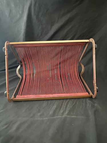 Vintage 1950's Lyric Vinyl Record Holder Display Rack LPs 45 RPM Records 50 Slot - Picture 5 of 5