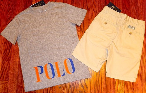 POLO RALPH LAUREN AUTHENTIC BOYS ORIGINAL BRAND NEW 2Pc SHORTS SET Size 6, NWT - Picture 3 of 4