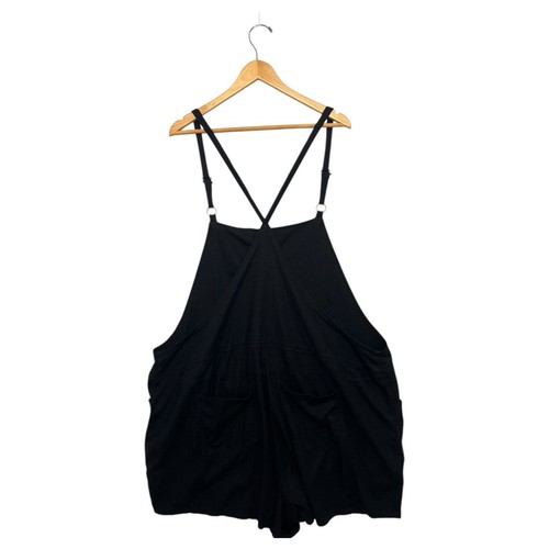 Torrid Strampler Damen 3 schwarz Leinenmischung Shortall plus Landhaus Strand Sommer - Bild 2 von 11