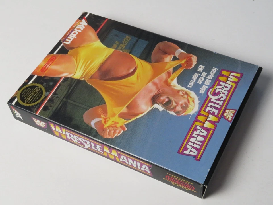 HULK HOGAN 1988 NES WWF Wrestlemania Nintendo Akklaim Game CIB w/ Poster Tested - Image 4 of 4