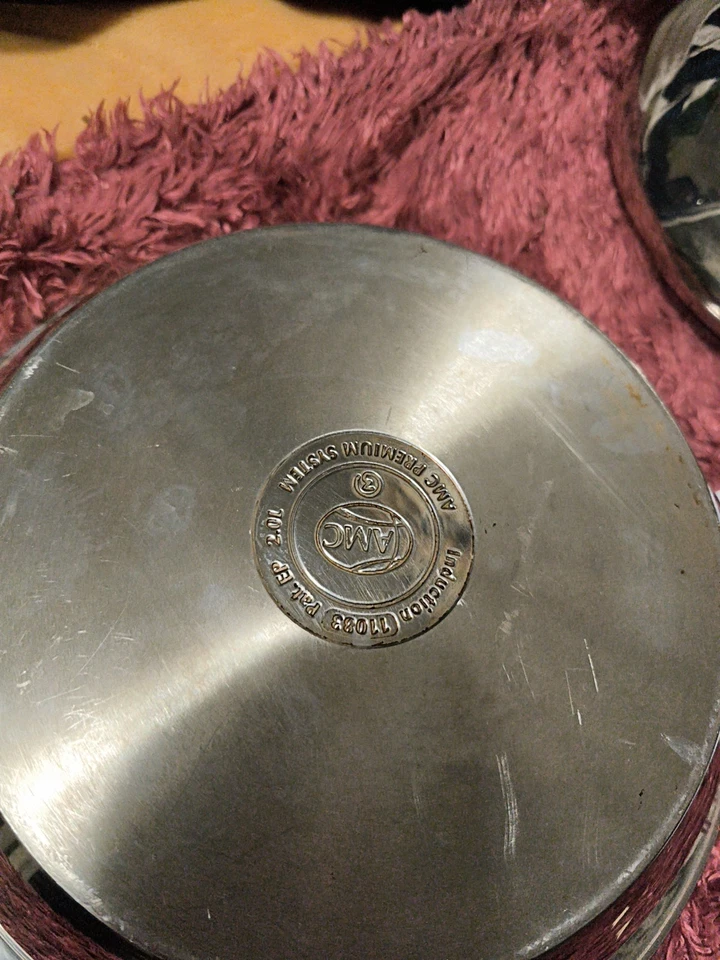 AMC Bratpfanne 24 Cm, 2.0 L Hotpan, Edelstahl, Stielgriff, Inkl. Visiotherm