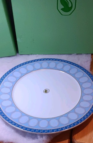 Swarovski x Rosenthal Signum Azure Porcelain Cereal Bowl & Salad/Dessert Plate - Picture 12 of 22