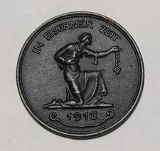 GERMANIA MEDAGLIA PRIMA GUERRA MONDIALE 1916 DA COLLEZIONE