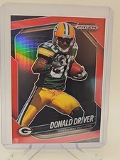 2025 Panini Prizm Black DONALD DRIVER #61 RED Prizm /299 Packers