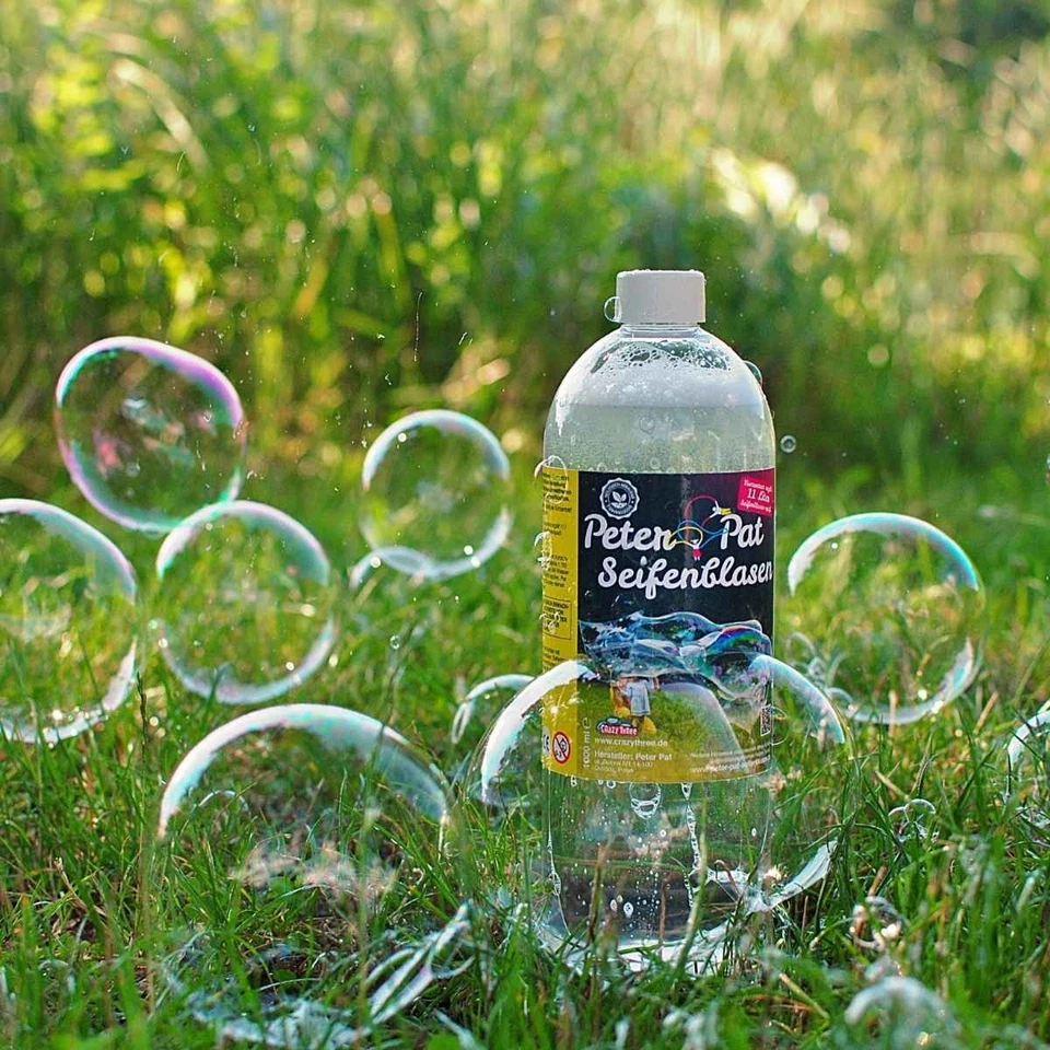 Peter & Pat Seifenblasen Konzentrat Riesenseifenblasen - Hochzeit - Kindergeburt - Bild 2 von 4