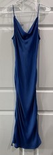 Intimately Free People Sz S Day To Night Slip Dress Royal Blue Convertible