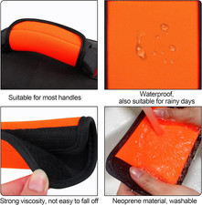 6 Pack Luggage Handle Wrap, Luggage Handle Wraps for Suitcase, Bright Orange ...