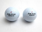 VINTAGE 2 ROLEX GOLD CROWN MAGNA EX TOP FLITE #3 GOLF BALLS OVERSIZED NEVER USED — photo 2