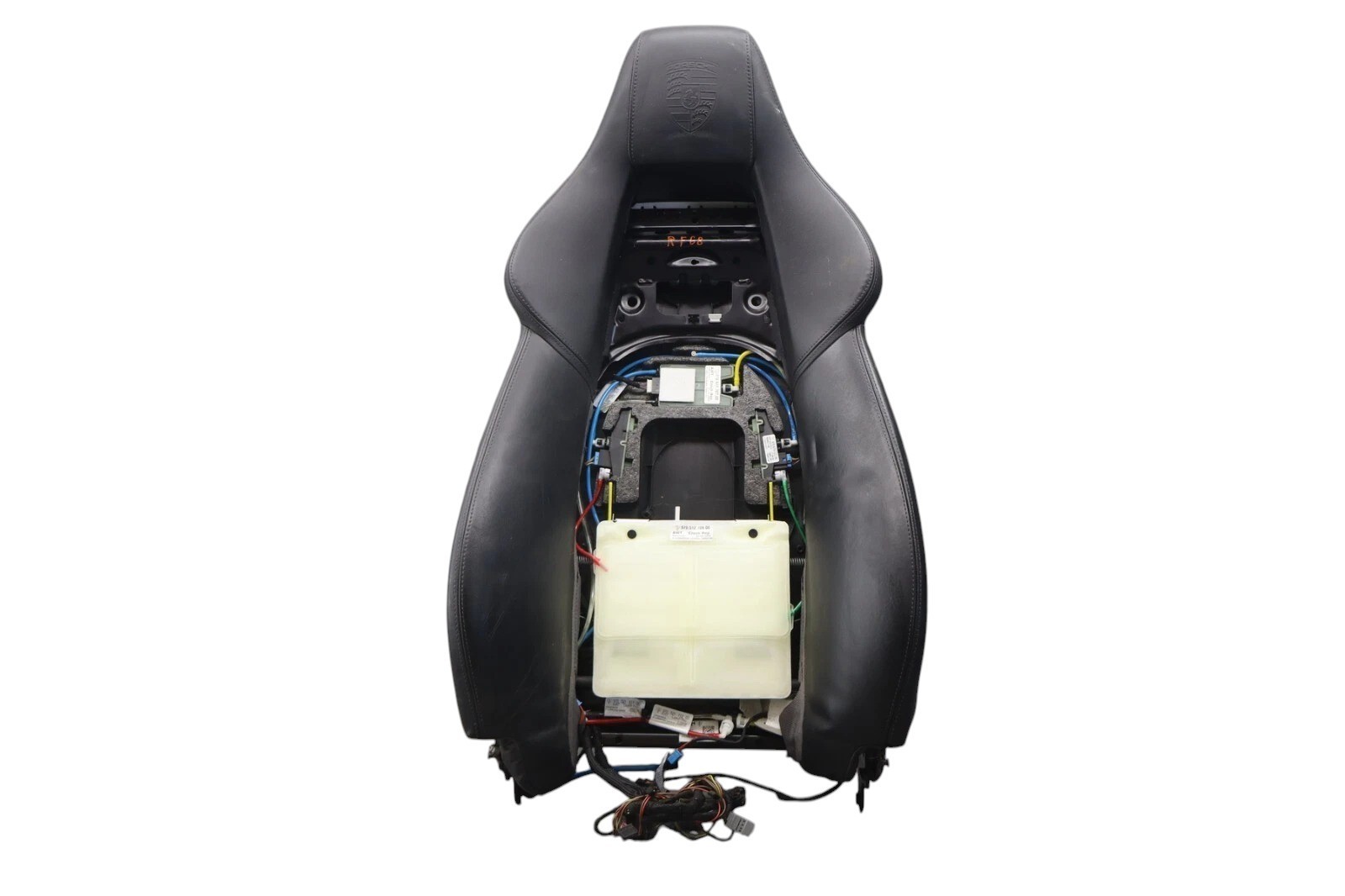 10-16 Porsche Panamera Front Right Passenger Upper Seat Back Frame Black Oem