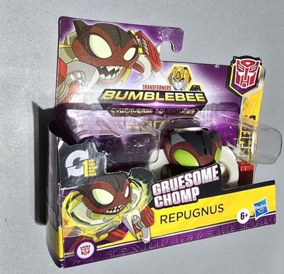 4½'' NIB Transformers Bumblebee Cyberverse Adventures 1 Step Changer Repugnus