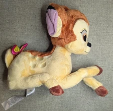 Disney Bambi Plush 13” Brand New No Tag With Butterfly Stuffed Animal