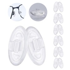 Silicone Replacement Crystal Clear Nose Pads For-Oakley Spike Sunglasses