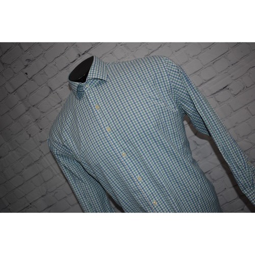 Peter Millar Mens Size Medium Performance Summer Dress Shirt Crown Sport Stretch - Picture 3 of 6