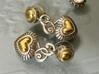 Brighton Jewelry Lot 2 Necklaces & 1 Pair Earrings Silver and Gold Tone — photo 2