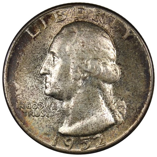 1952 Washington Quarter UNC/BU Uncirculated Coin A2629