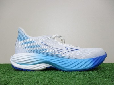 Mizuno Wave Rider 28 Womens Size 7 Medium B White Blue Sneakers J1GD240321