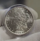 1886  US Morgan Silver Dollar $1 AU++