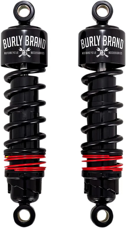 Burly Brand Slammer Plus Shocks - Black Motorcycle Street Bike Watercraft PWC - Imagem 2 de 4