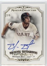 2012 Topps Museum Collection Archival Gold 2/5 Brandon Belt #AA-BB Auto 0b0