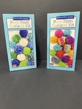 Lot of 2 Friendly Loom Pom Pom Garland Kit Harrisville Designs NEW 