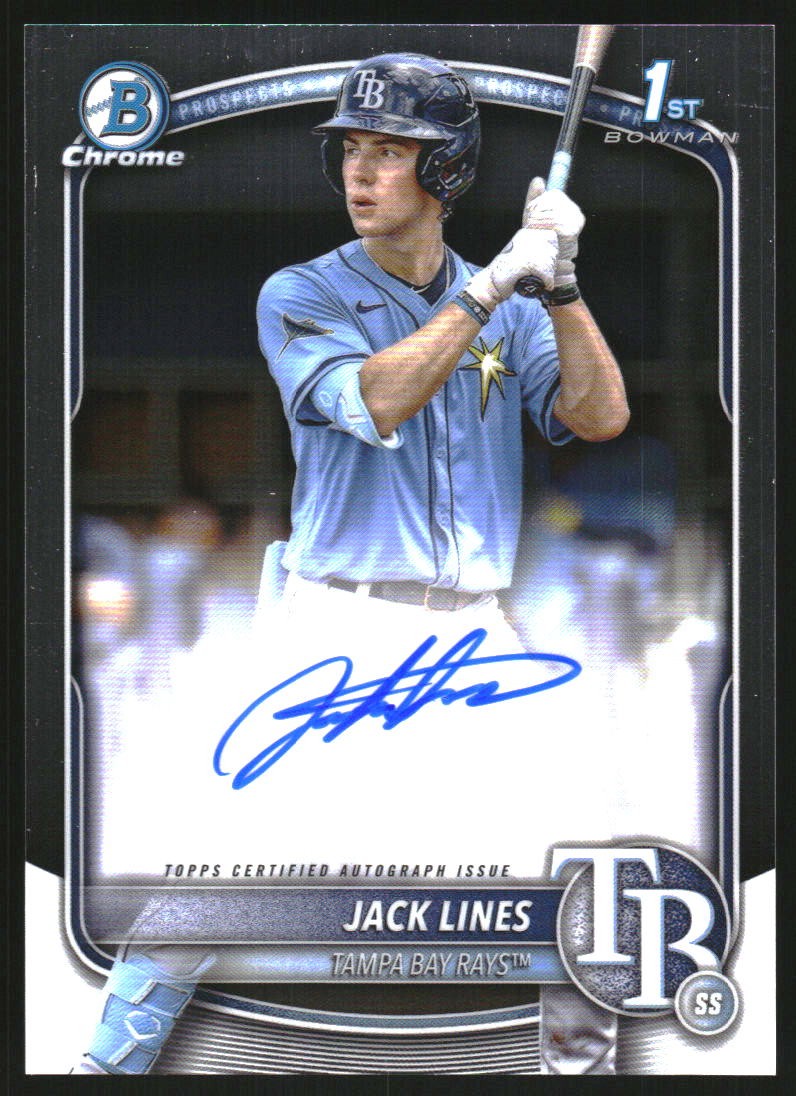 2025 Bowman Chrome Prospect Autographs #CPAJLI Jack Lines Auto
