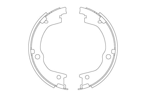 NEU - TRW GS8829 Bremsbackensatz, Feststellbremse FüR Hyundai-image