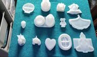 Lot moules en silicone pour résine epoxy