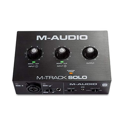 M-Audio M-Track Solo   USB Audio Interface for Recording  Streaming and