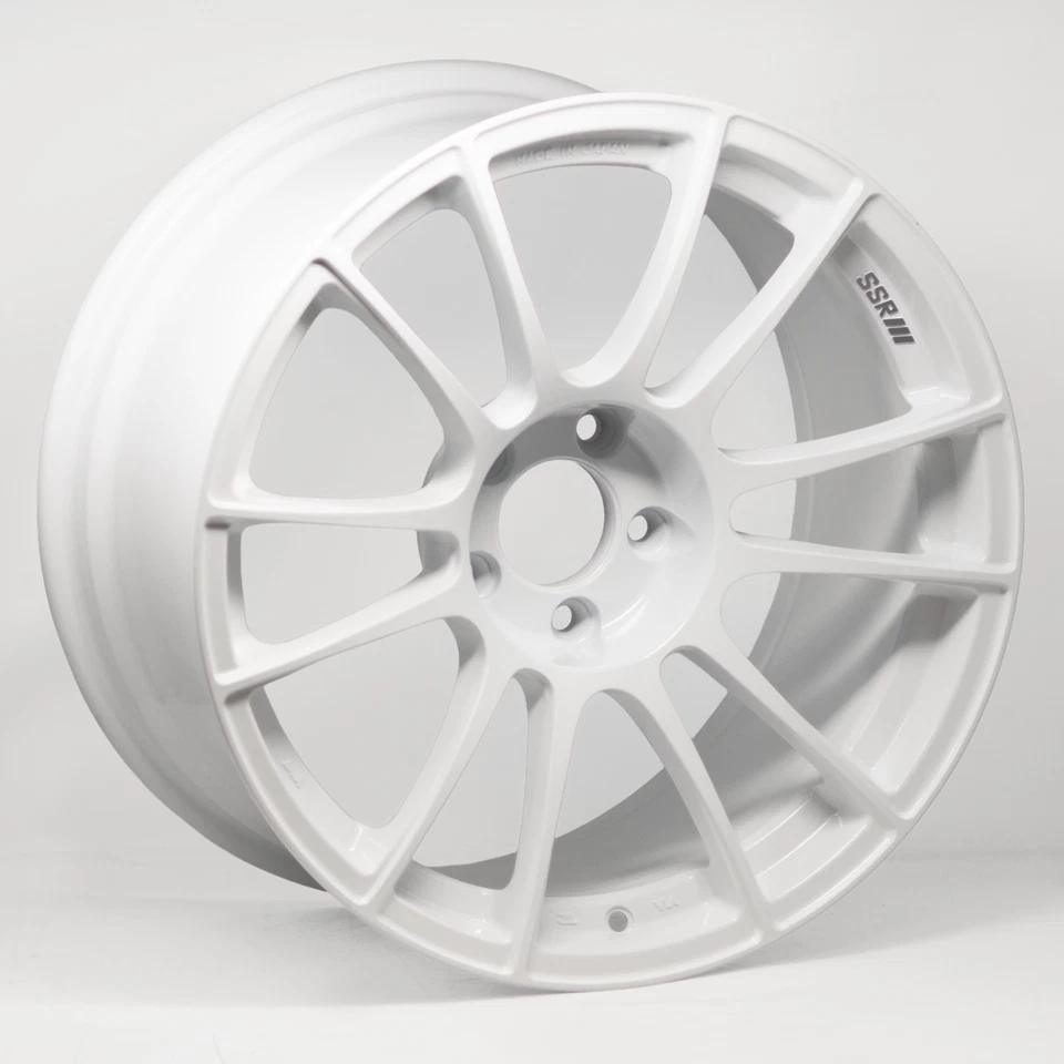 (set of 4) SSR GTX04 18×9.5 +22 5x114.3 White - Image 2 of 3