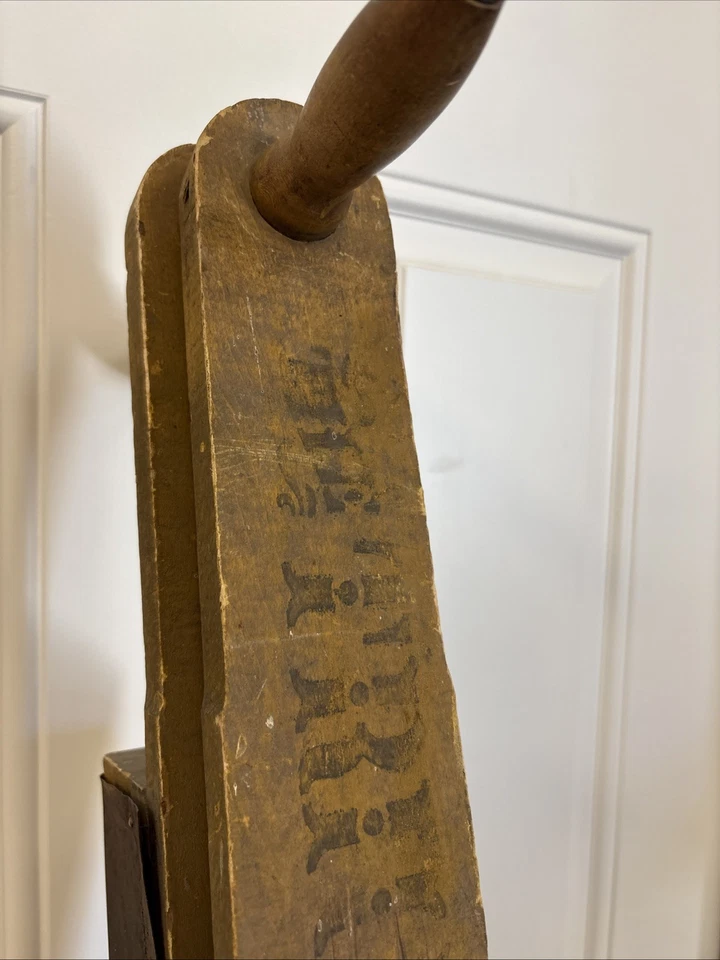 Antique Triumph Wood Corn Seed Planter Seeder Farm James Fort Atkinson Wisconsin - Image 3 of 4