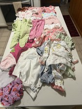Girls Clothes 0-3, 3-6 Months Bundle Mix Brand Lot Of 24  39 
