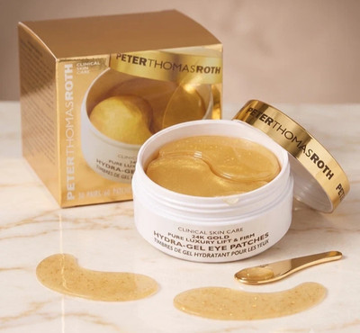 NEW Peter Thomas Roth 24K Gold Lift & Firm Hydra-Gel Eye Patches 60ct