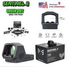 Swampfox Sentinel II Micro Reflex 1x20 3MOA Green Dot Sight RMSc Footprint